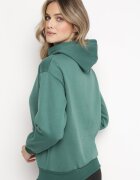 h&s Bluză Verde cu Glugă și Imprimeu și Manșete Apperford