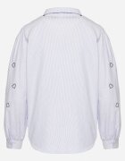 h&s Cămașă albastru-neagră de bumbac cu broderie decorativă Doviene