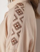 h&s Cămașă Bej Decorată cu Broderie Ulosandria