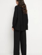 h&s Compleu Negru Croială Oversize Cămașă și Pantaloni Ulosarenia