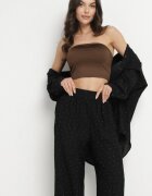 h&s Compleu Negru Croială Oversize Cămașă și Pantaloni Ulosarenia