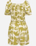 h&s Compleu Verde din Viscoză cu Motiv Floral Pantaloni scurți și Bluză Felestia