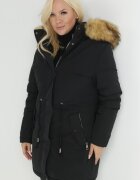 h&s Geacă Parka Neagră Reversibilă Sikave