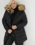 h&s Geacă Parka Neagră Reversibilă Sikave