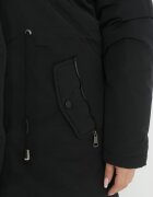 h&s Geacă Parka Neagră Reversibilă Sikave