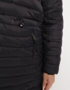 h&s Geacă Reversibilă Neagră cu matlasare decorativă cu glugă și elastic în talie Bellura