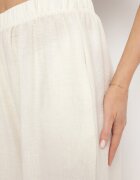 h&s Pantaloni Bej Deschis Largi Tip Palazzo cu Talie Înaltă Sellevia