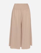 h&s Pantaloni Bej Largi Culottes Ornamentate cu Volane Fenalida