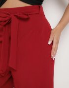 h&s Pantaloni Bordo Largi cu cordon în talie Paper Bag Tisallas