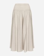 h&s Pantaloni culotte largi gri deschis cu lungime 7/8 cu talie înaltă Ulamiriela