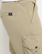h&s Pantaloni Jogger Bej închis din bumbac cu buzunare cu clapetă Lanathia