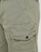 h&s Pantaloni jogger verzi din bumbac cu buzunare cu clape Lanathia