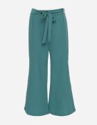 h&s Pantaloni Largi Mentă cu Legătură în Talie Paper Bag Tisallas