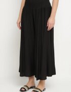 h&s Pantaloni largi negri culotte de lungime 7/8 cu talie înaltă Ulamiriela