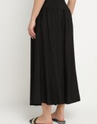 h&s Pantaloni largi negri culotte de lungime 7/8 cu talie înaltă Ulamiriela