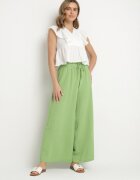 h&s Pantaloni Largi Verde deschis Tip Palazzo cu Legătură Ulialitia