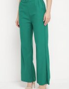 h&s Pantaloni Largi Verde Paper Bag cu Curea și Buzunare Wrenika