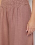 h&s Pantaloni Maro cu Croială Largă cu Talie Înaltă și Talie Elastică Ralbia