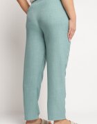 h&s Pantaloni Mentă cu Legătură în Talie și Buzunare Truvolia