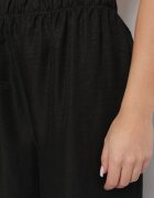 h&s Pantaloni Negri Largi Palazzo cu Talie Înaltă Aranwenna