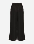 h&s Pantaloni Negri Largi Tip Palazzo Cu Talie Înaltă Sellevia
