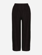 h&s Pantaloni Negri Largi tip Palazzo cu Talie Înaltă Varlevi