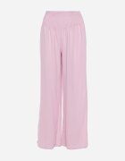 h&s Pantaloni Roz cu picior drept și talie elastică încrețită Perdila