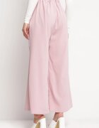 h&s Pantaloni Roz închis Largi cu Cordon în Talie Paper Bag Tisallas