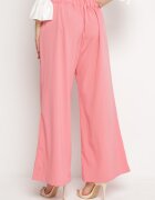 h&s Pantaloni Roz Largi cu Legătură în Talie Paper Bag Tisallas