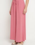 h&s Pantaloni Roz Largi de tip Palazzo cu legătură Ulialitia