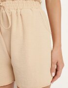 h&s Pantaloni scurți bej tip bermude cu croi lejer talie înaltă și elastic în talie Nitanea