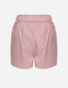 h&s Pantaloni scurți Bermude Violet cu Bumbac și Talie Înaltă Decorate cu Legătură Rosavia