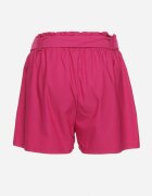 h&s Pantaloni scurți Fucsia Bermude din Bumbac și Talie Înaltă decorați cu șnur Rosavia