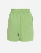 h&s Pantaloni scurți Lejeri Verde cu talie înaltă și elastic în talie cu șnur pentru ajustare Tiamatis