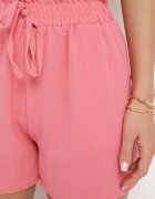 h&s Pantaloni scurți rozalii cu croială lejeră tip Bermude cu elastic în talie și talie înaltă Nitanea