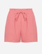 h&s Pantaloni scurți rozalii cu croială lejeră tip Bermude cu elastic în talie și talie înaltă Nitanea