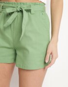 h&s Pantaloni scurți Verzi din bumbac cu talie înaltă și curea Tananiella