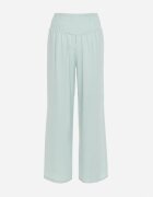 h&s Pantaloni Verde deschis cu croială dreaptă și elastic încrețit în talie Perdila