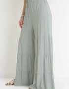 h&s Pantaloni Verde Mentă Largi cu elastic în talie Bemataria