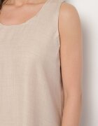 h&s Rochie Bej Evazată Clasică Lunetira