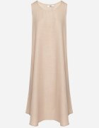 h&s Rochie Bej Evazată Clasică Lunetira
