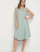 h&s Rochie Clasică Cloș Verde deschis Lunetira