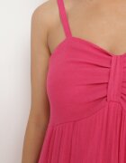 h&s Rochie Fucsia din Bumbac cu Bretele Reglabile cu Elastic la Spate Tinathias