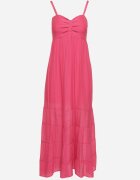 h&s Rochie Fucsia din Bumbac cu Bretele Reglabile cu Elastic la Spate Tinathias