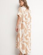 h&s Rochie Maro Cloche cu Bumbac cu Imprimeu Abstract Telanisa
