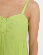h&s Rochie Verde Deschis cu Bumbac cu Bretele Reglabile cu Elastic la Spate Tinathias