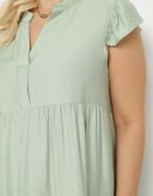 h&s Rochie Verde deschis cu croi evazat cu decolteu în V Meverina