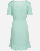 h&s Rochie Verde Tip Cutie cu Volan Legată în Talie Bredela