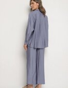 h&s Set Albastru oversize Cămașă și Pantaloni Ulosarenia
