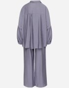 h&s Set Albastru oversize Cămașă și Pantaloni Ulosarenia